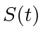 $ S(t)$