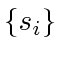 $ \{s_i\}$