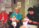 Great Grandparents and the babies (and one parent)