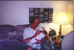 I love Grandpa!  He feeds me!