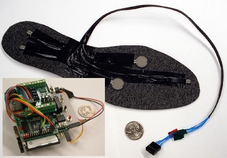 insole w/ microcontroller