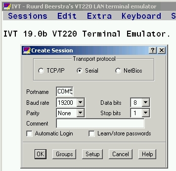 ivt serial, COM port
