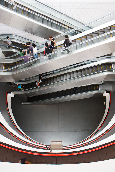 Stairs at Hong Kong University of Science and Technology. May 06, 2009